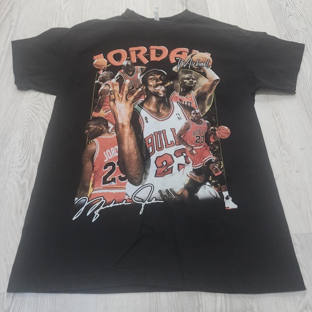 American Apparel black Michael Jordan tee Size M